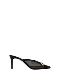 Mules Bowie 75 en cuir - Black