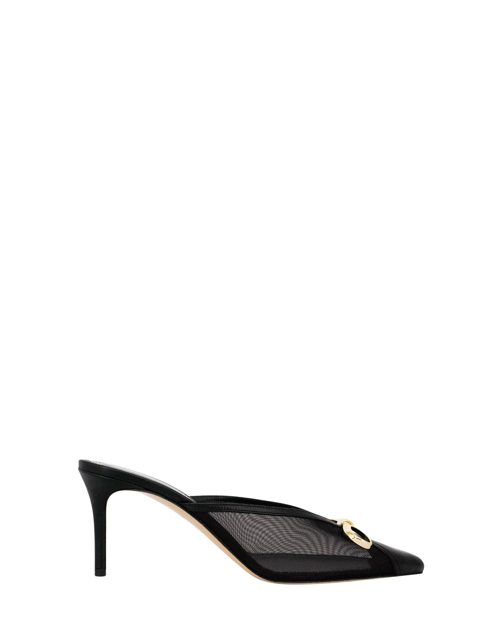 Mules Bowie 75 en cuir - Black