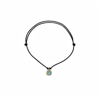 Yellow and pink gold bracelet set with diamonds - Diamond & Stabilised Turquoise