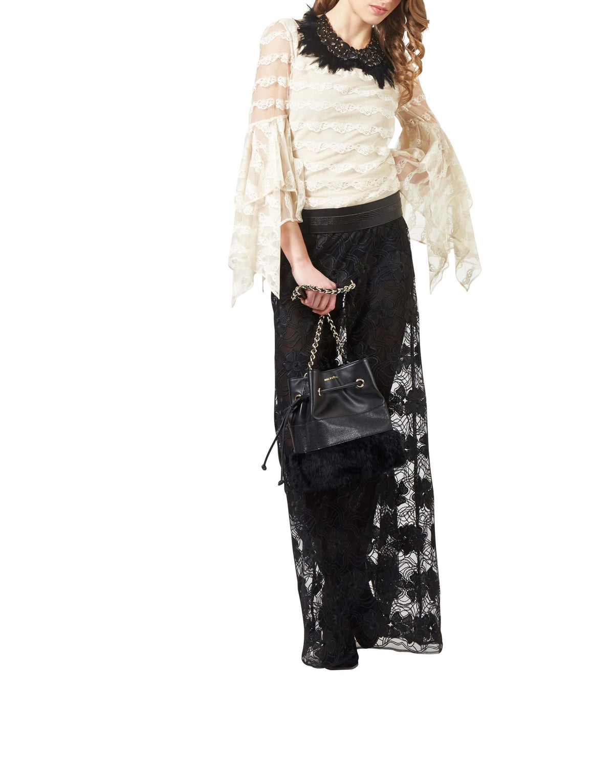 Sac porté épaule Brian en cuir - Black
