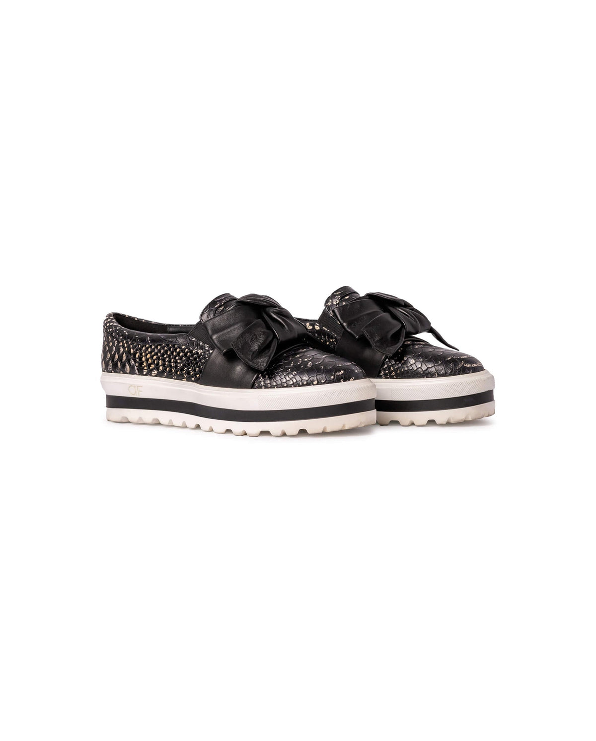 Baskets Brice en cuir - Black