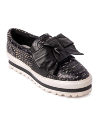 Baskets Brice en cuir - Black