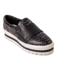 Baskets Brice en cuir - Black