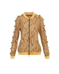 Veste Brooke à dentelle - Brown