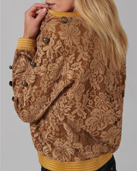 Veste Brooke à dentelle - Brown