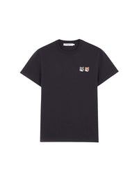 T-shirt manches courtes à double écusson - Anthracite