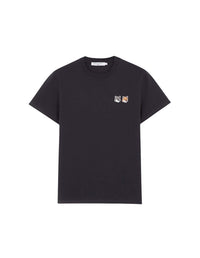 Short-sleeved double badge T-shirt - Anthracite
