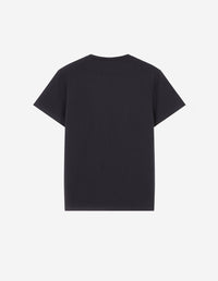 T-shirt manches courtes à double écusson - Anthracite