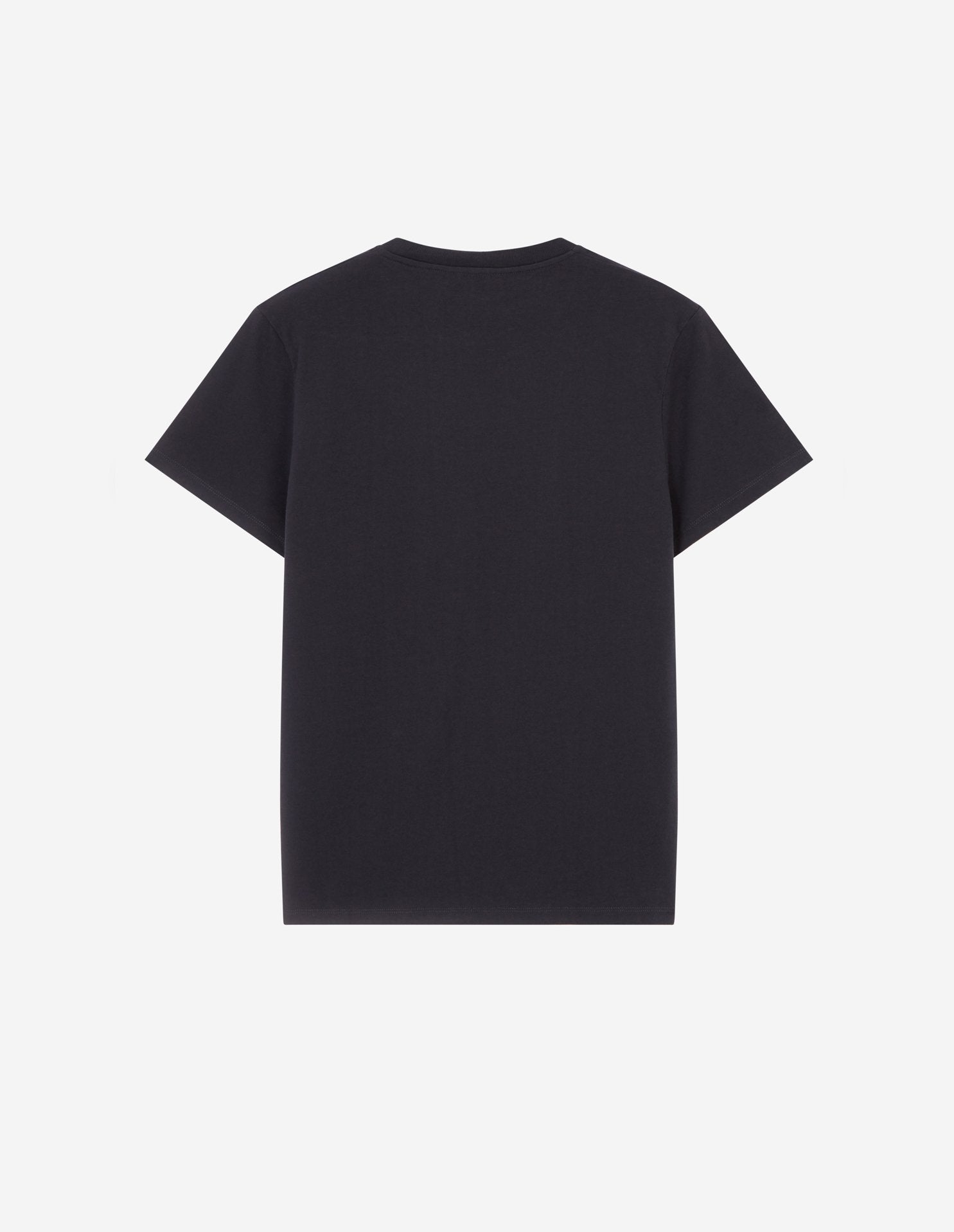 T-shirt manches courtes à double écusson - Anthracite