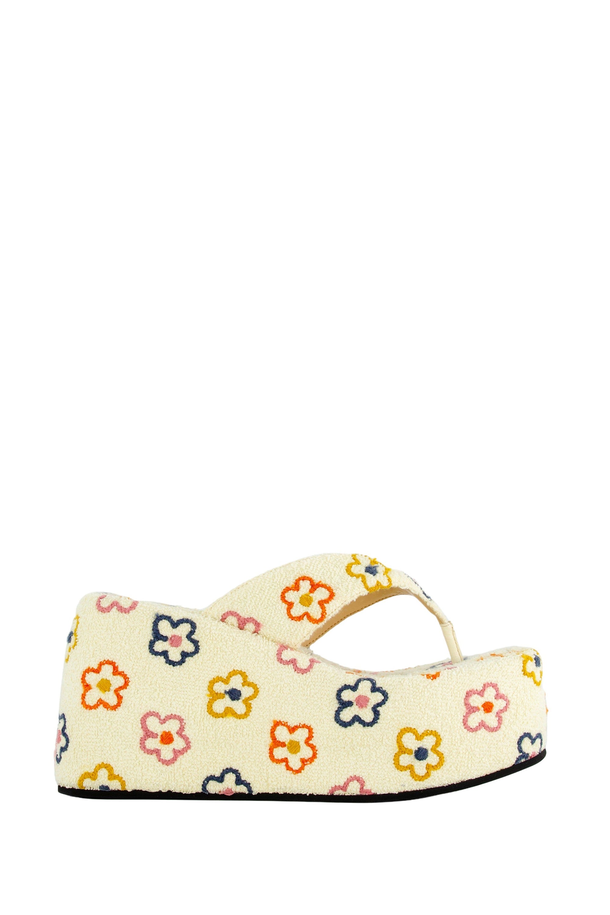 Tongues plateformes Bulla Ashley 105 - Fleur de tournesol