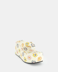 Tongues plateformes Bulla Ashley 105 - Fleur de tournesol
