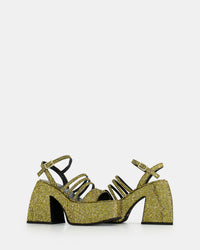 Bulla Chibi 120 sandals - Silver glitter
