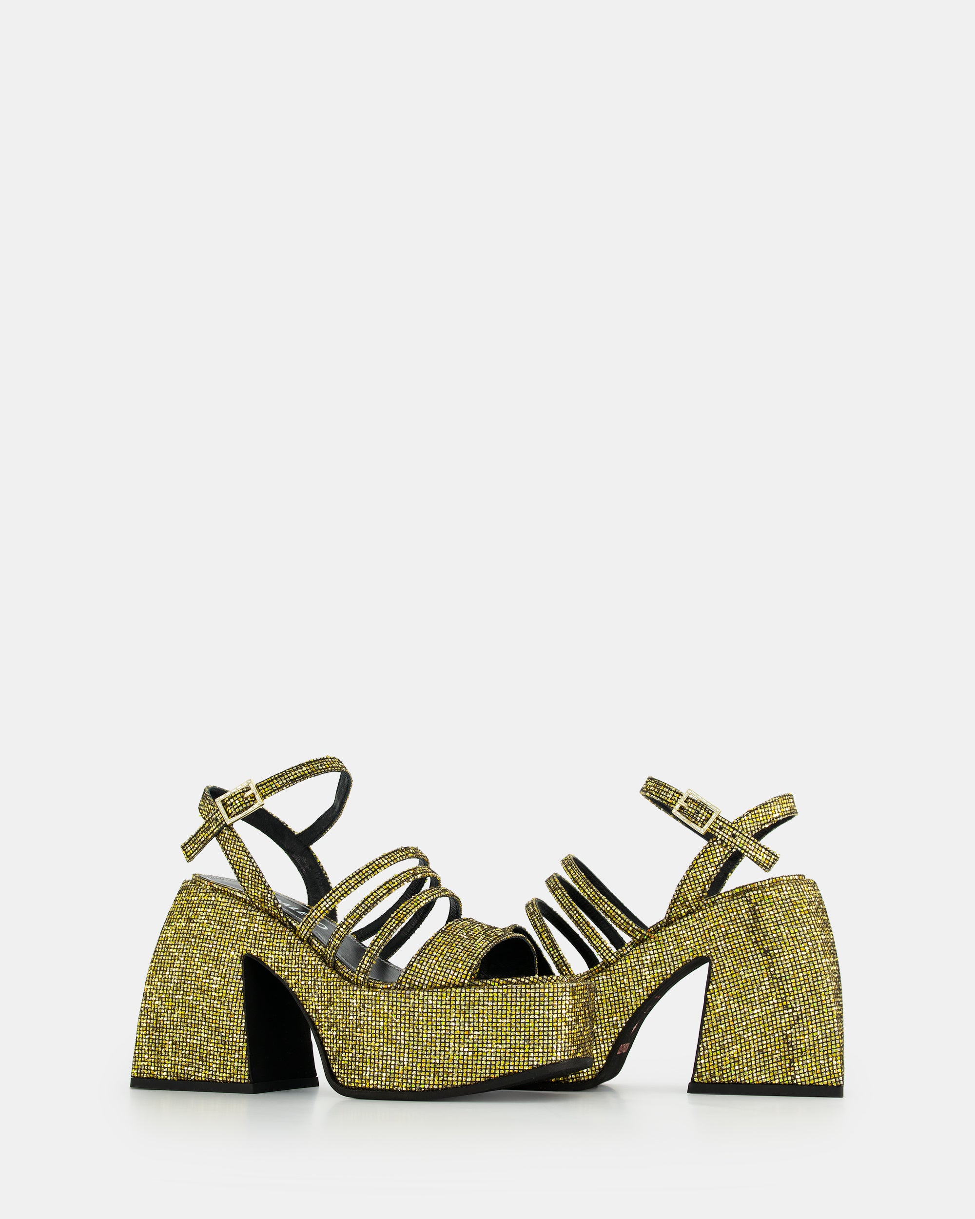Bulla Chibi 120 sandals - Silver glitter