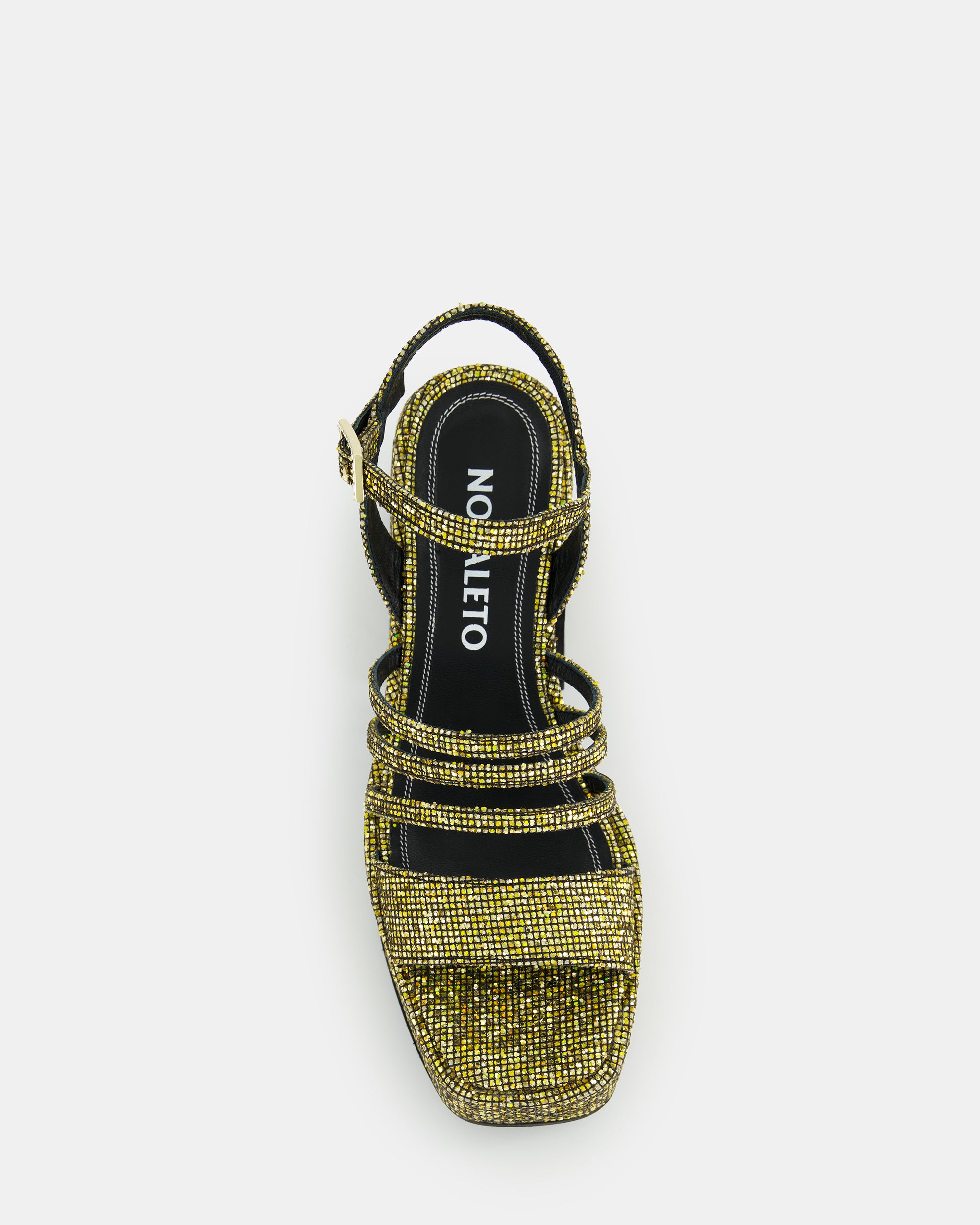Bulla Chibi 120 sandals - Silver glitter