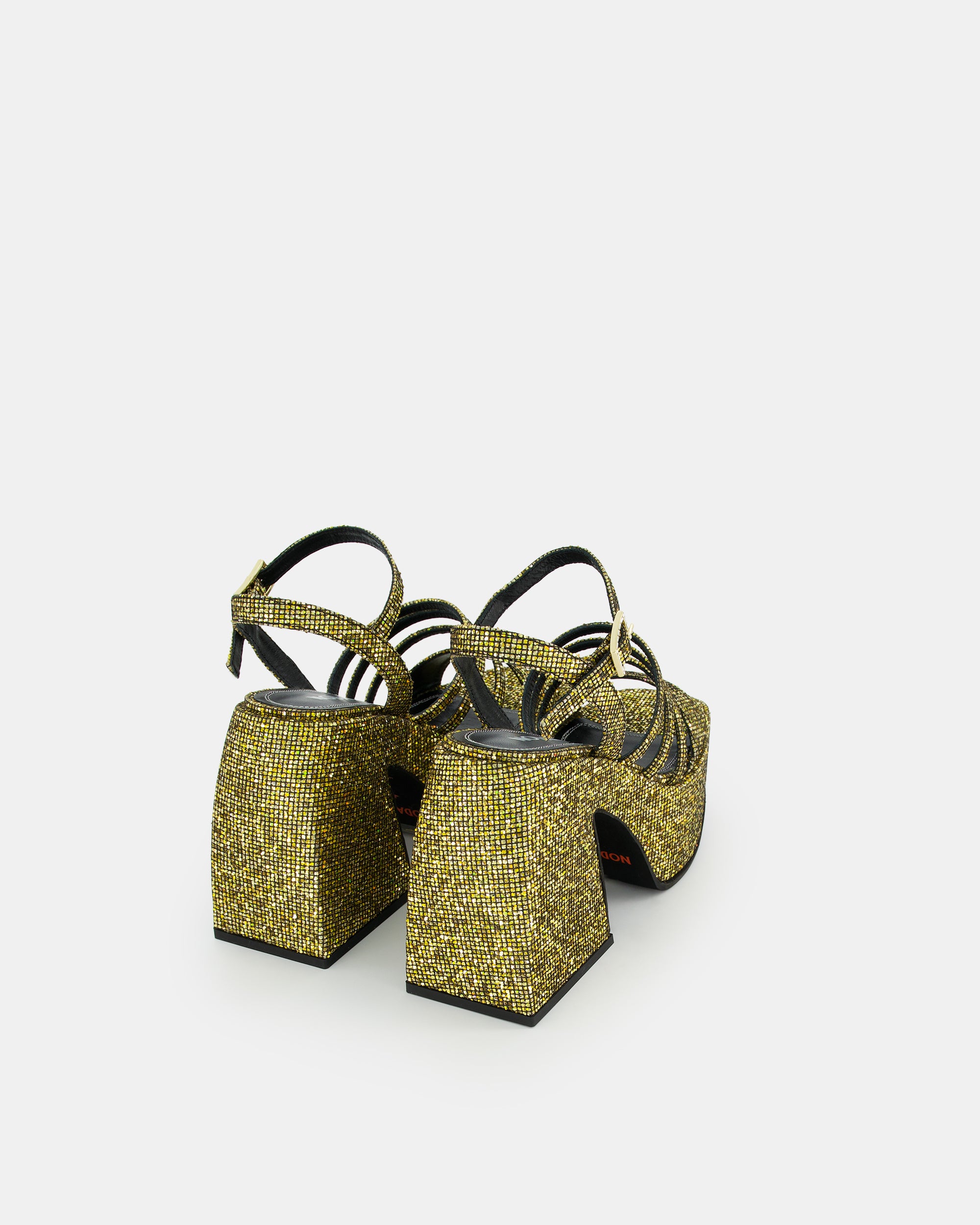 Bulla Chibi 120 sandals - Silver glitter
