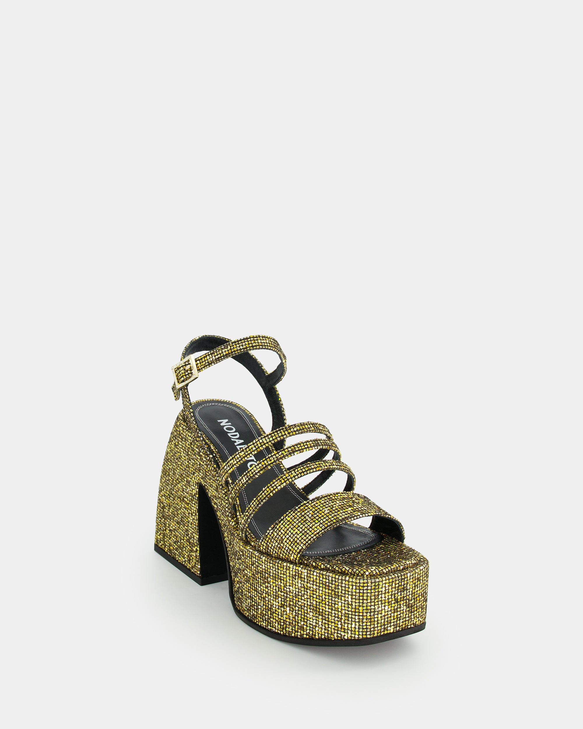 Bulla Chibi 120 sandals - Silver glitter