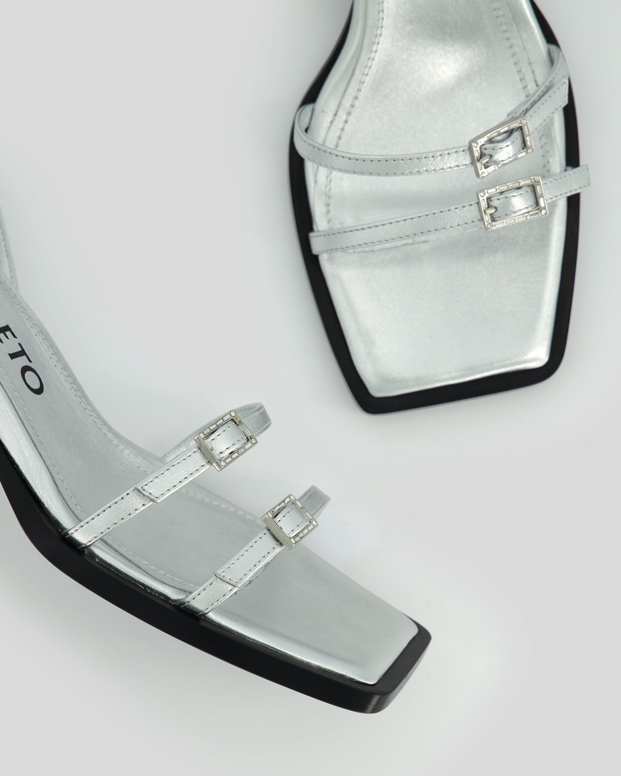 Sandales Bulla Laetitia 50 - Argent métallique