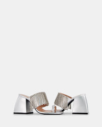Mules Bulla Preston 90 - Argent métallique