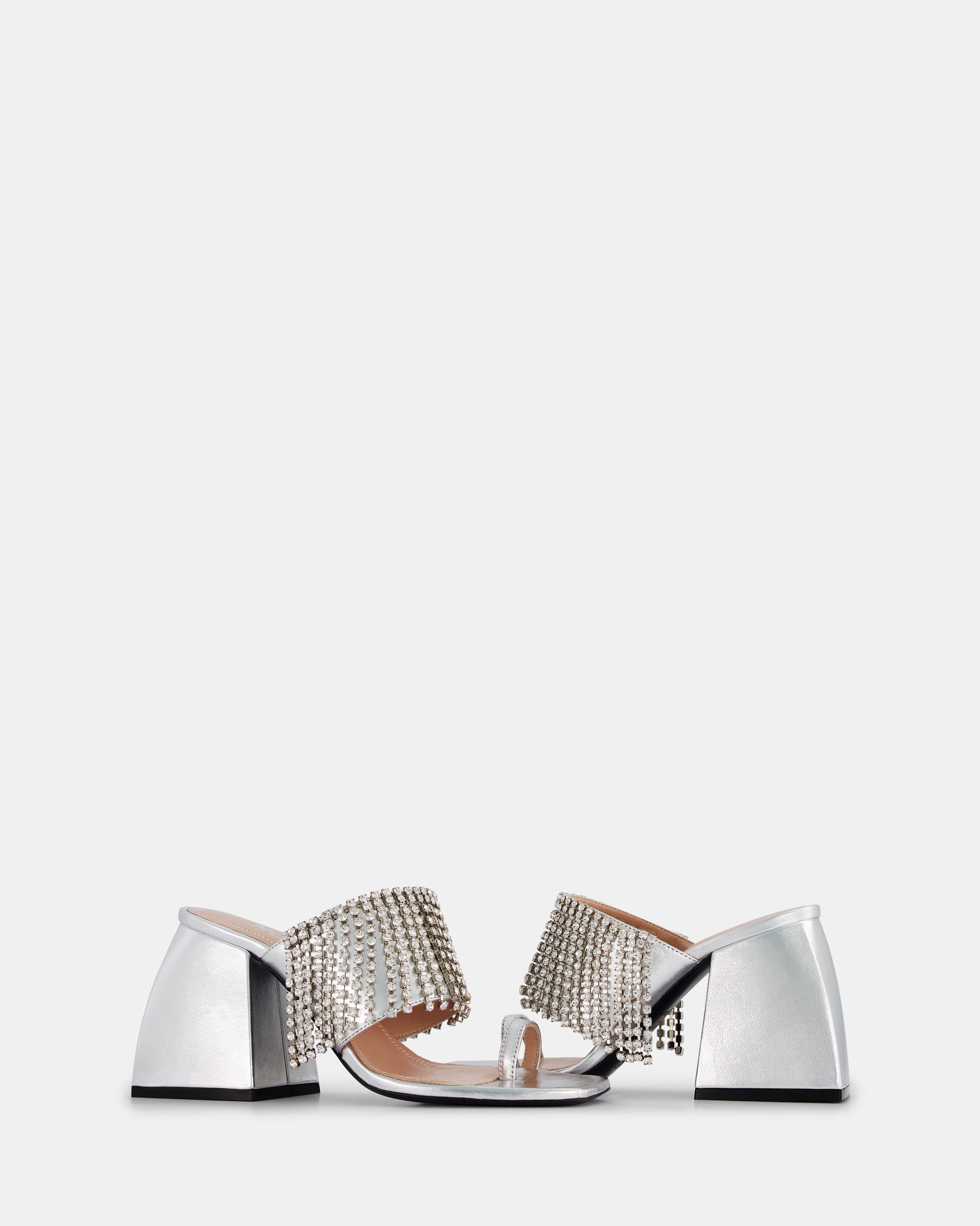 Mules Bulla Preston 90 - Argent métallique