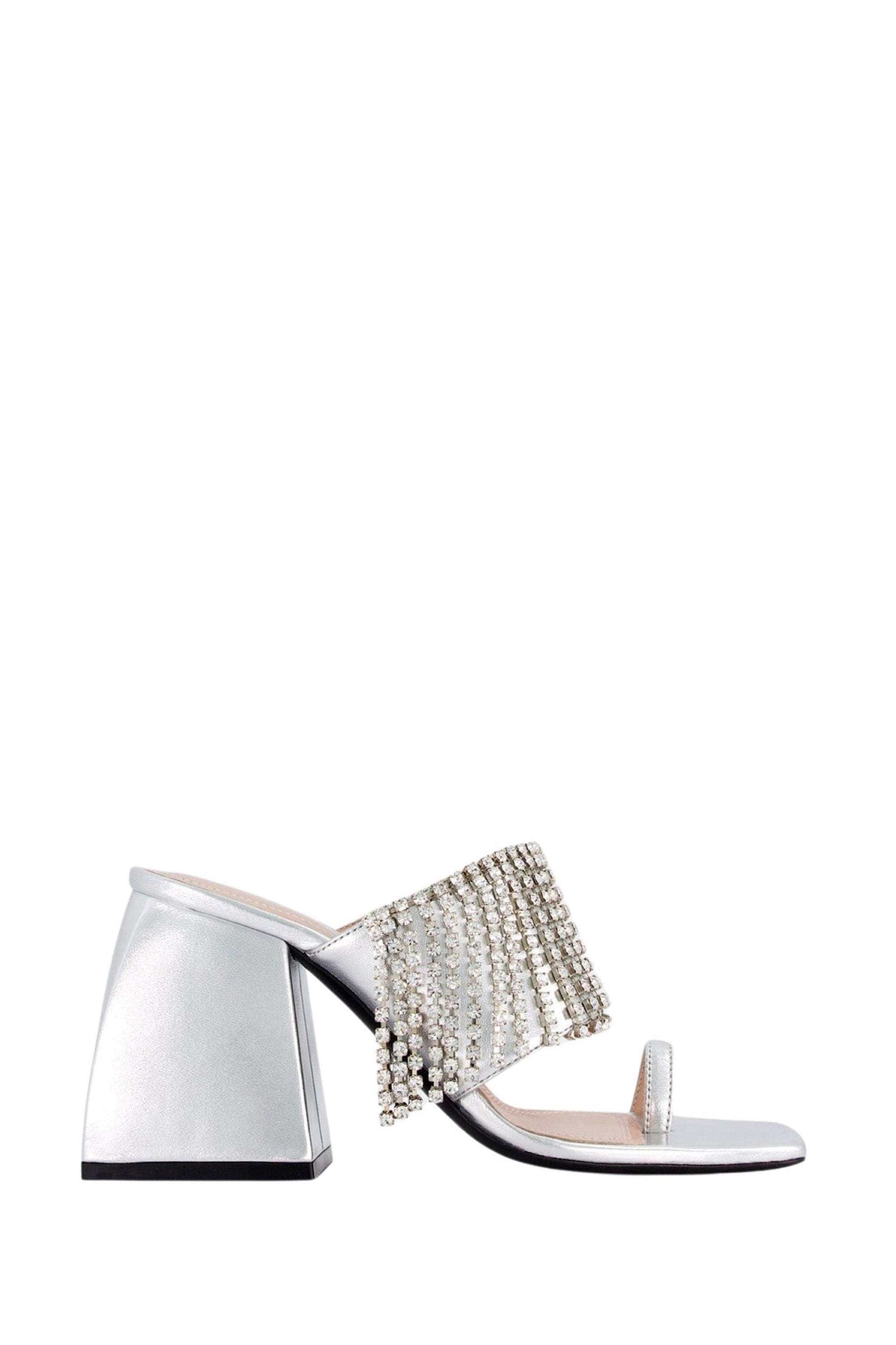 Mules Bulla Preston 90 - Argent métallique