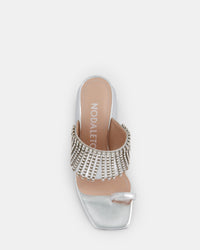 2 QTY DJV-190€-11/14 RELIQUAT Bulla Preston 90 Silver Metallic Nappa