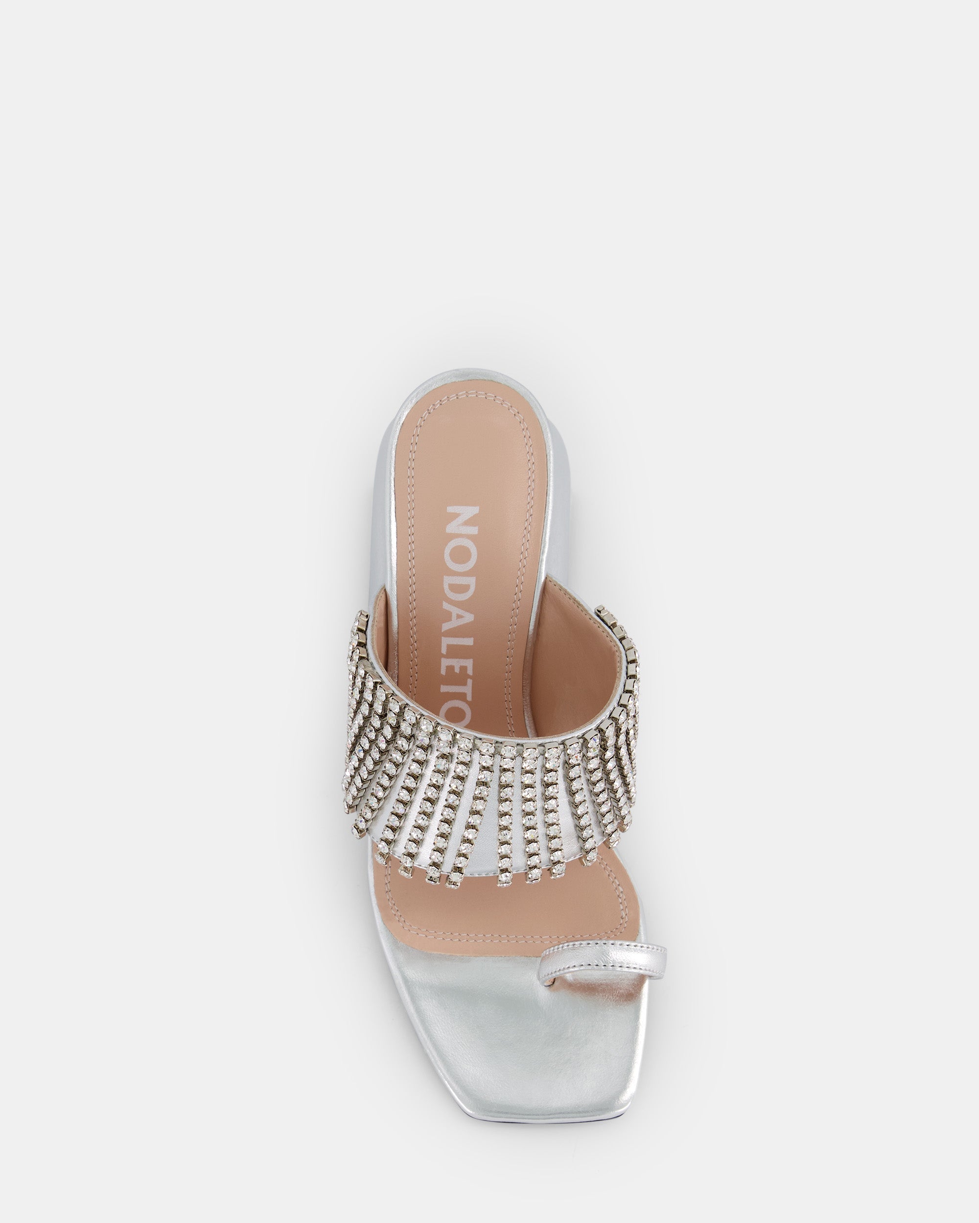 2 QTY DJV-190€-11/14 RELIQUAT Bulla Preston 90 Silver Metallic Nappa