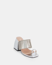 2 QTY DJV-190€-11/14 RELIQUAT Bulla Preston 90 Silver Metallic Nappa