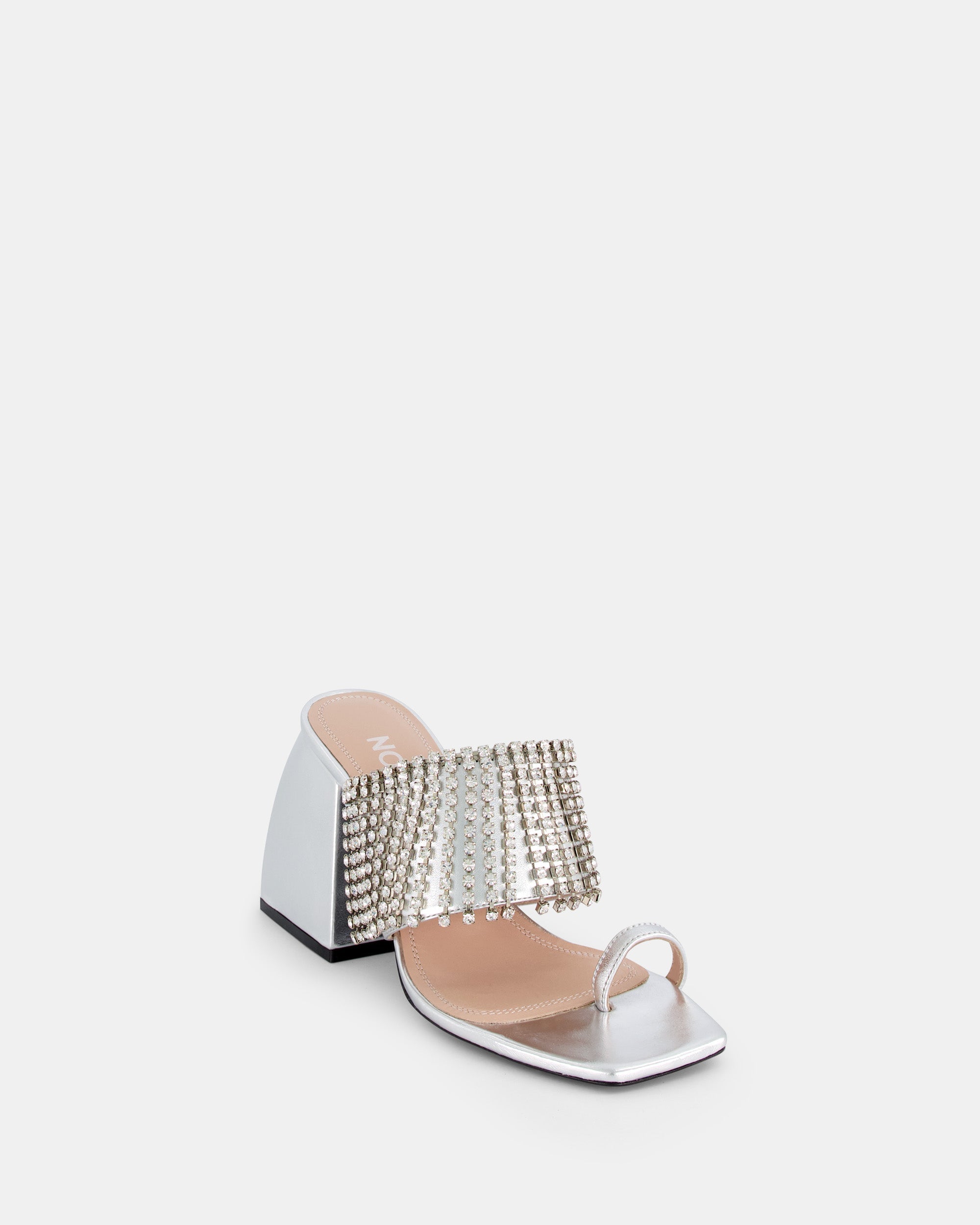 2 QTY DJV-190€-11/14 RELIQUAT Bulla Preston 90 Silver Metallic Nappa