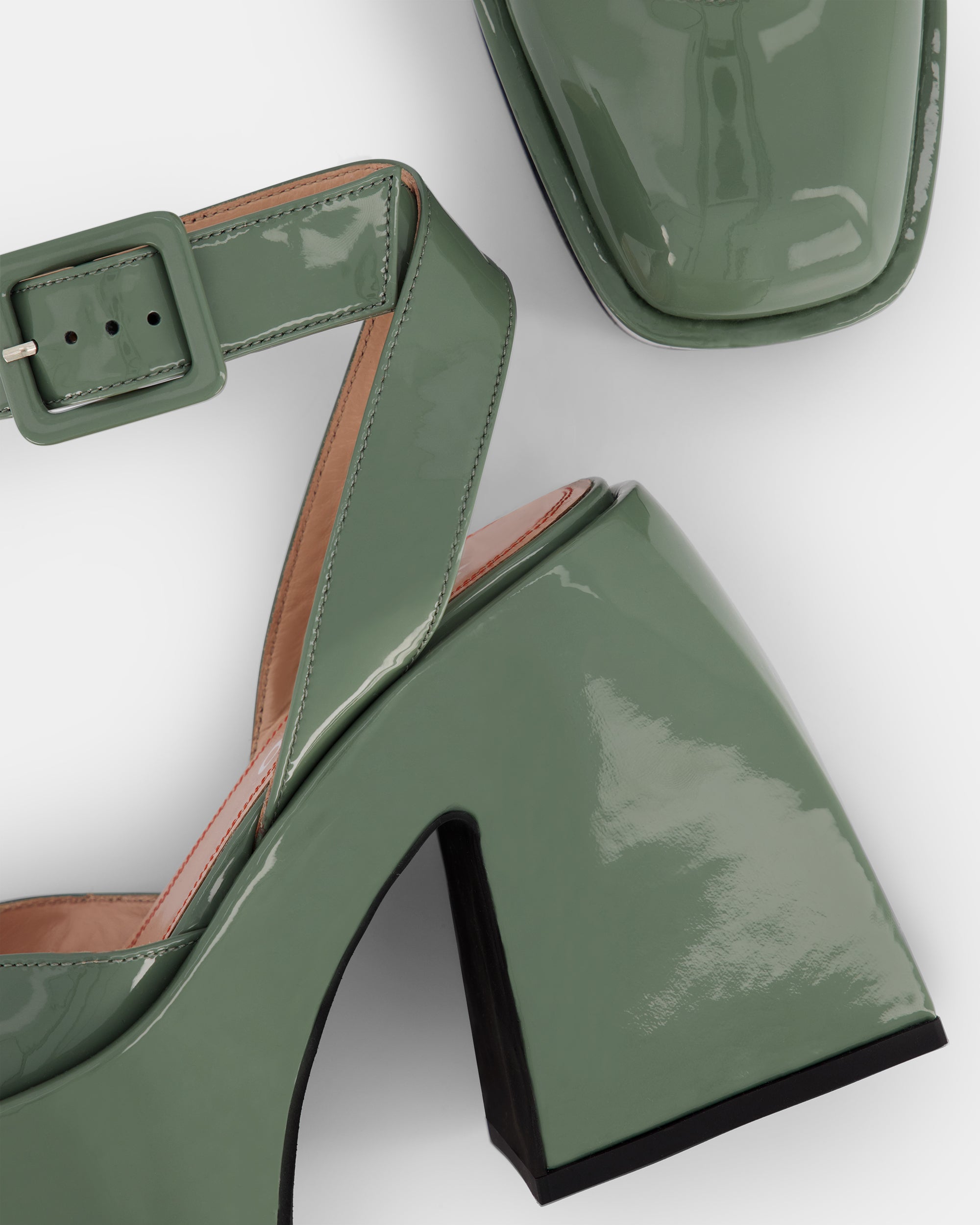 Plateformes Bulla Sofia 120 - Matcha