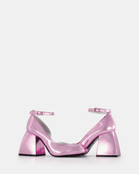 Bulla Pia 90 pumps - Specchio pink