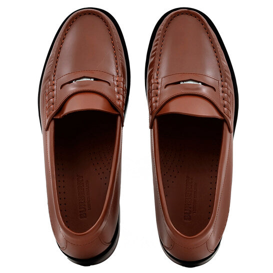 2 qty Mocassins Rupert en cuir - Warm Oak Brown