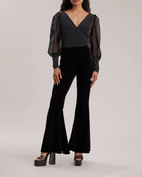 Burlesque Blouse - Black