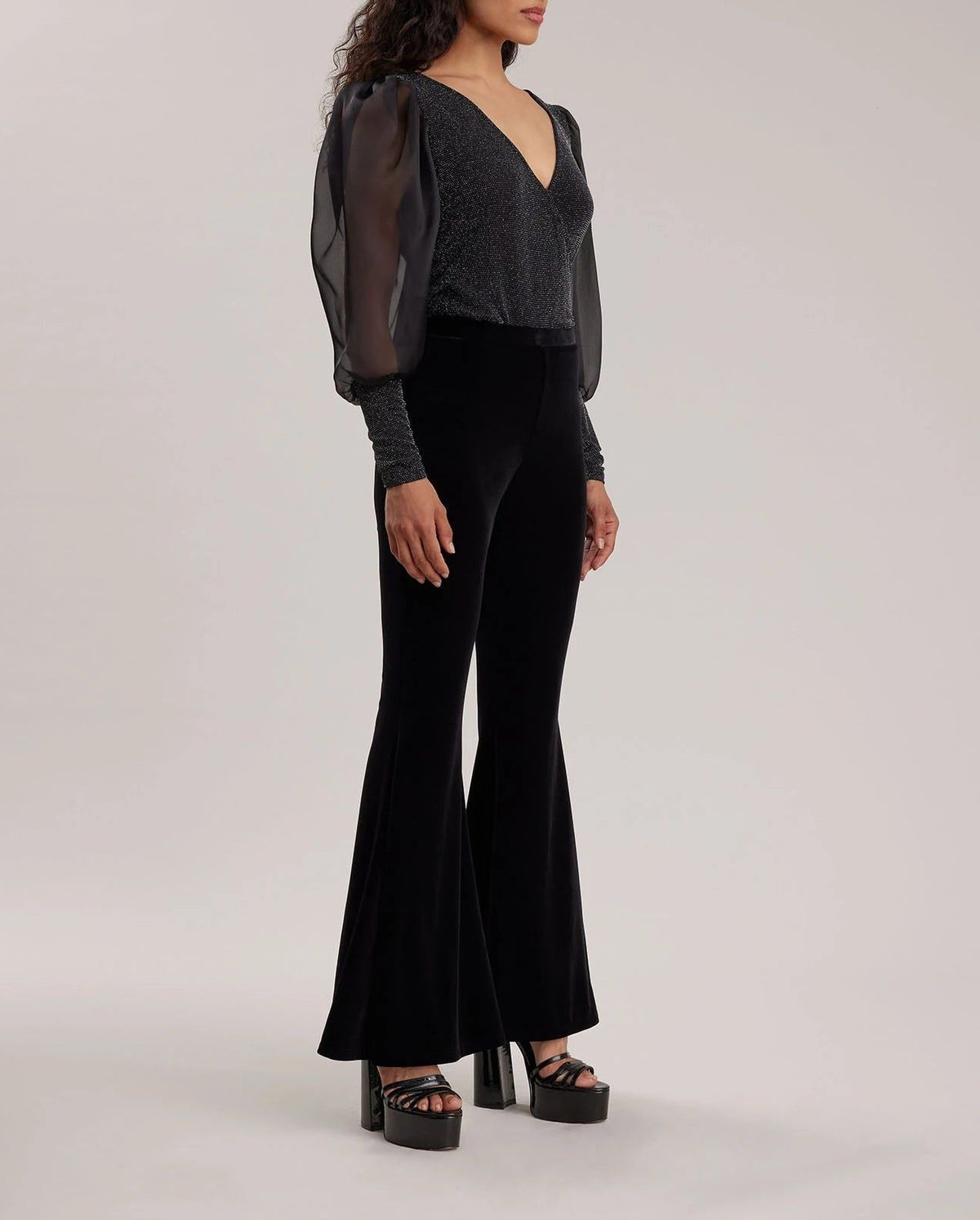 Burlesque Blouse - Black