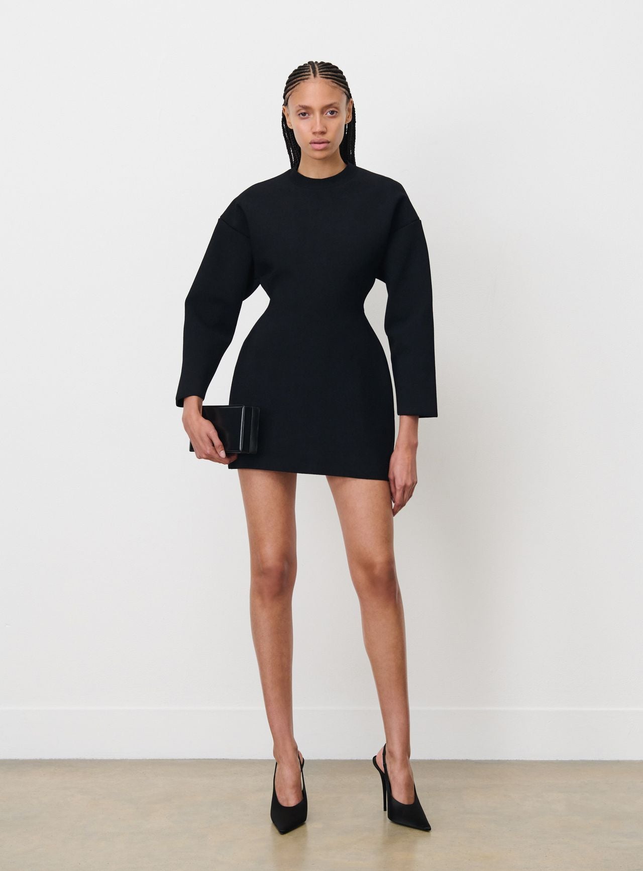 RHW Power Knit Dress - Black