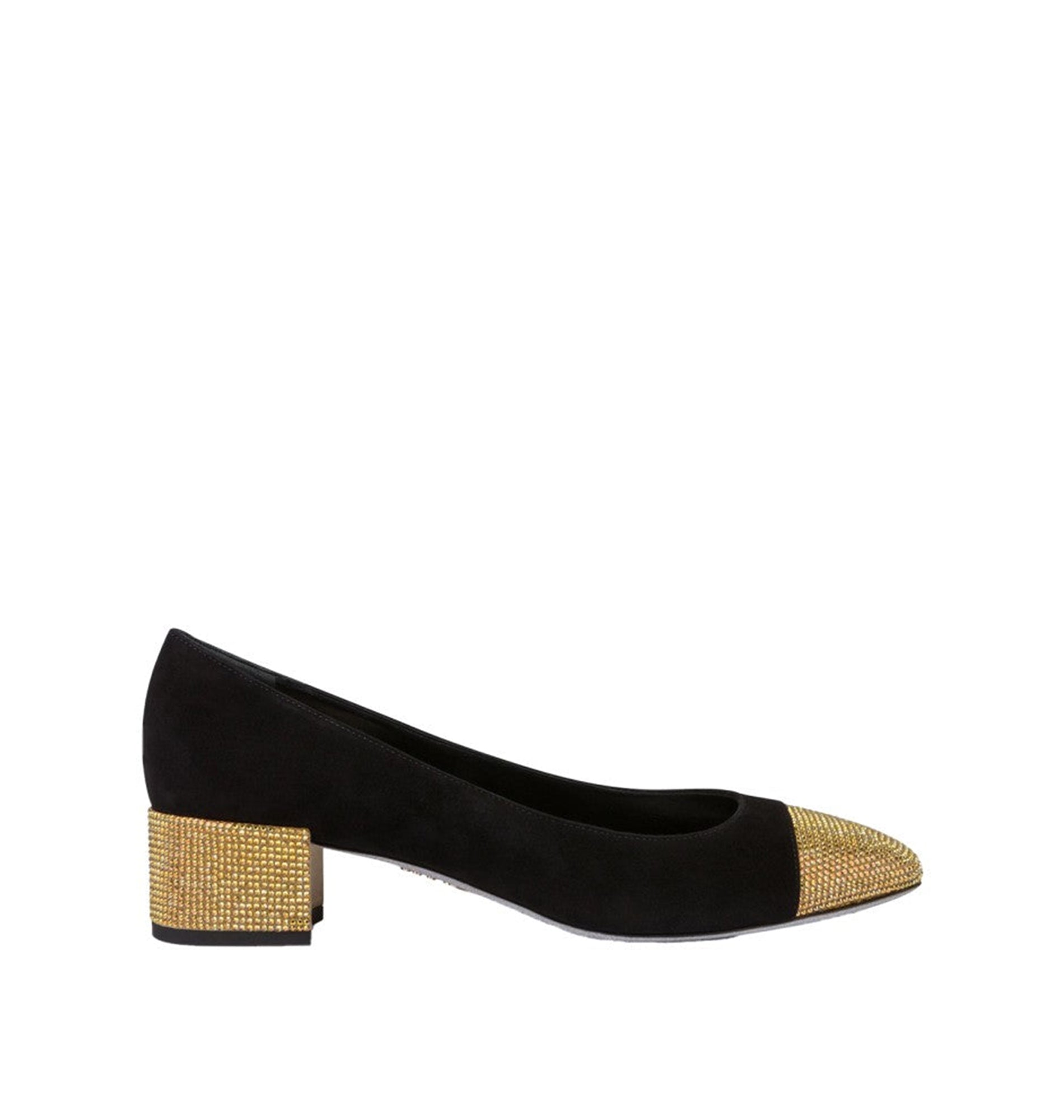 Escarpins Bonne 40 à strass en daim - Nero & Sunshine