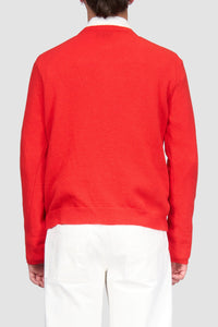 Pull en jacquard de laine - Red