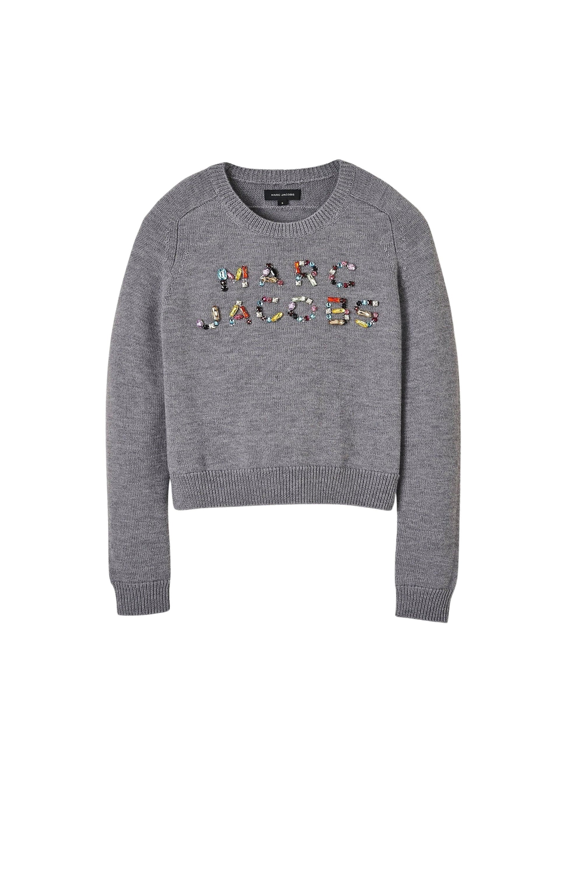 Pull Gem à logo brodé en laine - Silver Reflective