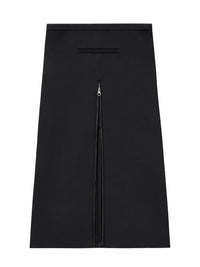 PRIX MARQUE : 130 / JUPE MIDI TAILLEUR ZIPPÉE EN SATIN
