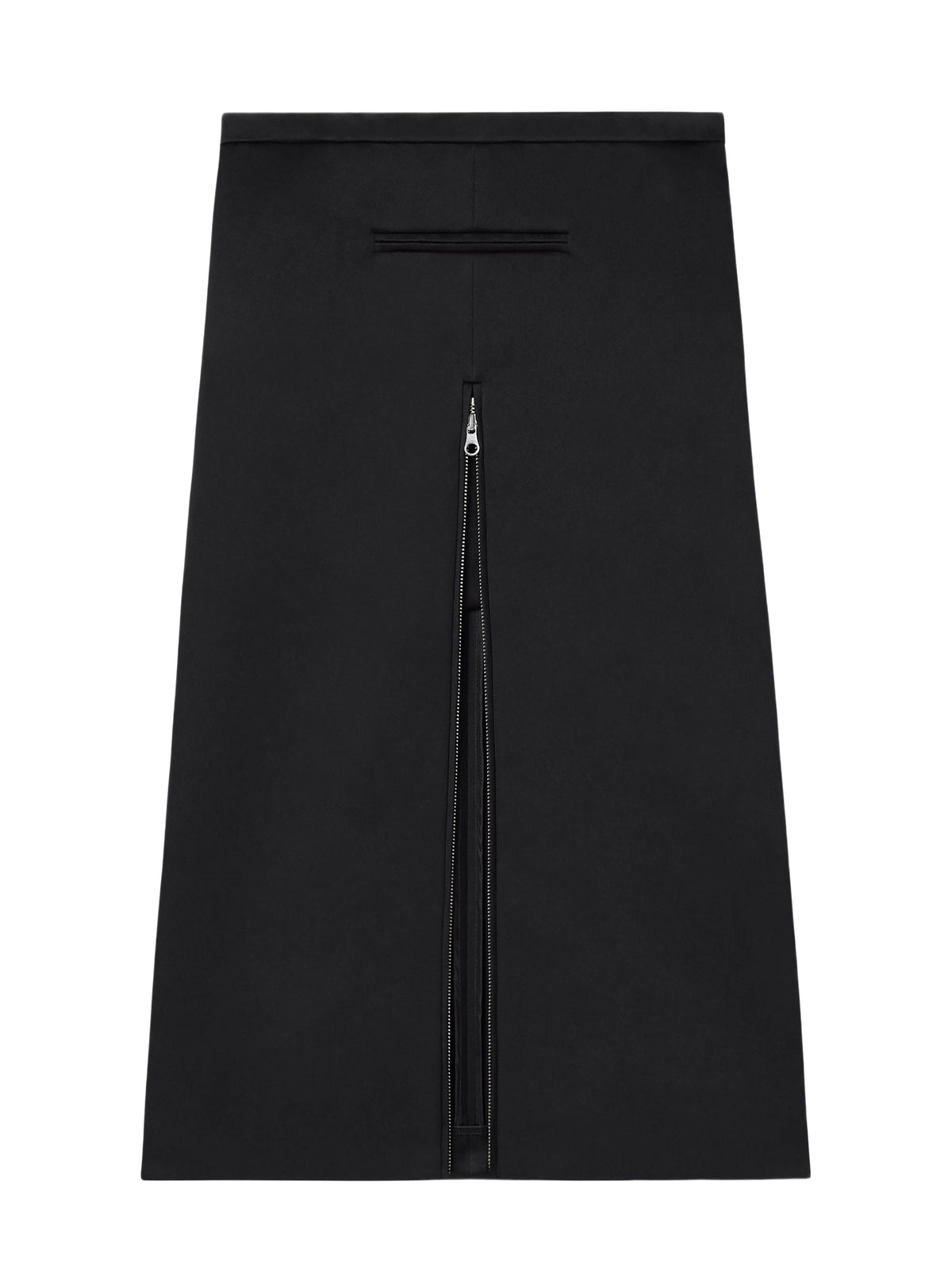 PRIX MARQUE : 130 / JUPE MIDI TAILLEUR ZIPPÉE EN SATIN