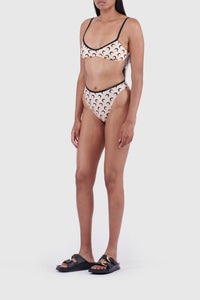 PRIX MARQUE : 95€_All Over Moon Black On Tan Maillots 2 pièces - All Over Moon Black On Tan