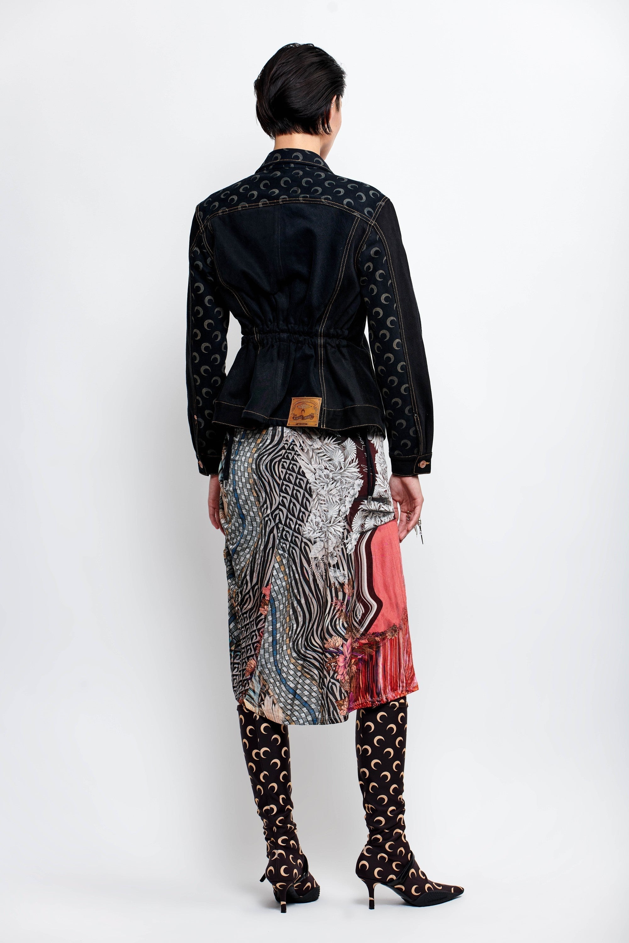 PRIX MARQUE : 95€_Archive Melange Print Jupe - Archive Melange Print
