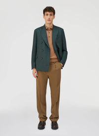DARK CAMEL RELAXED PANTS