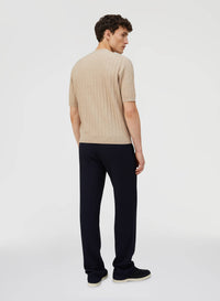 NATURAL MINI CABLE TSHIRT