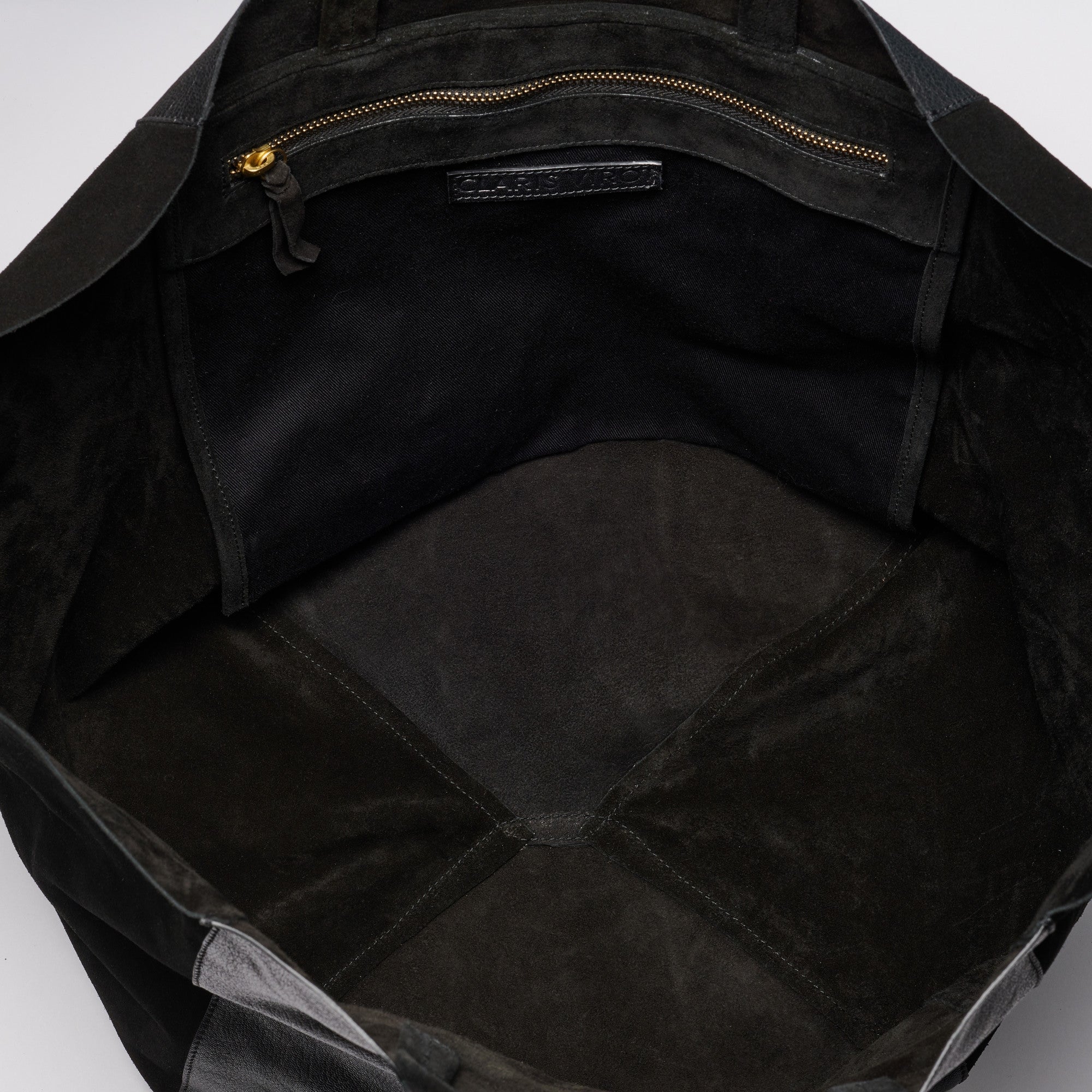 Cabas Félix en cuir - Noir