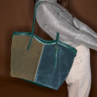 Cabas India en suède - Vert