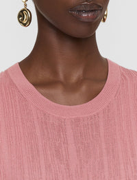 Débardeur Calife en soie - Blush