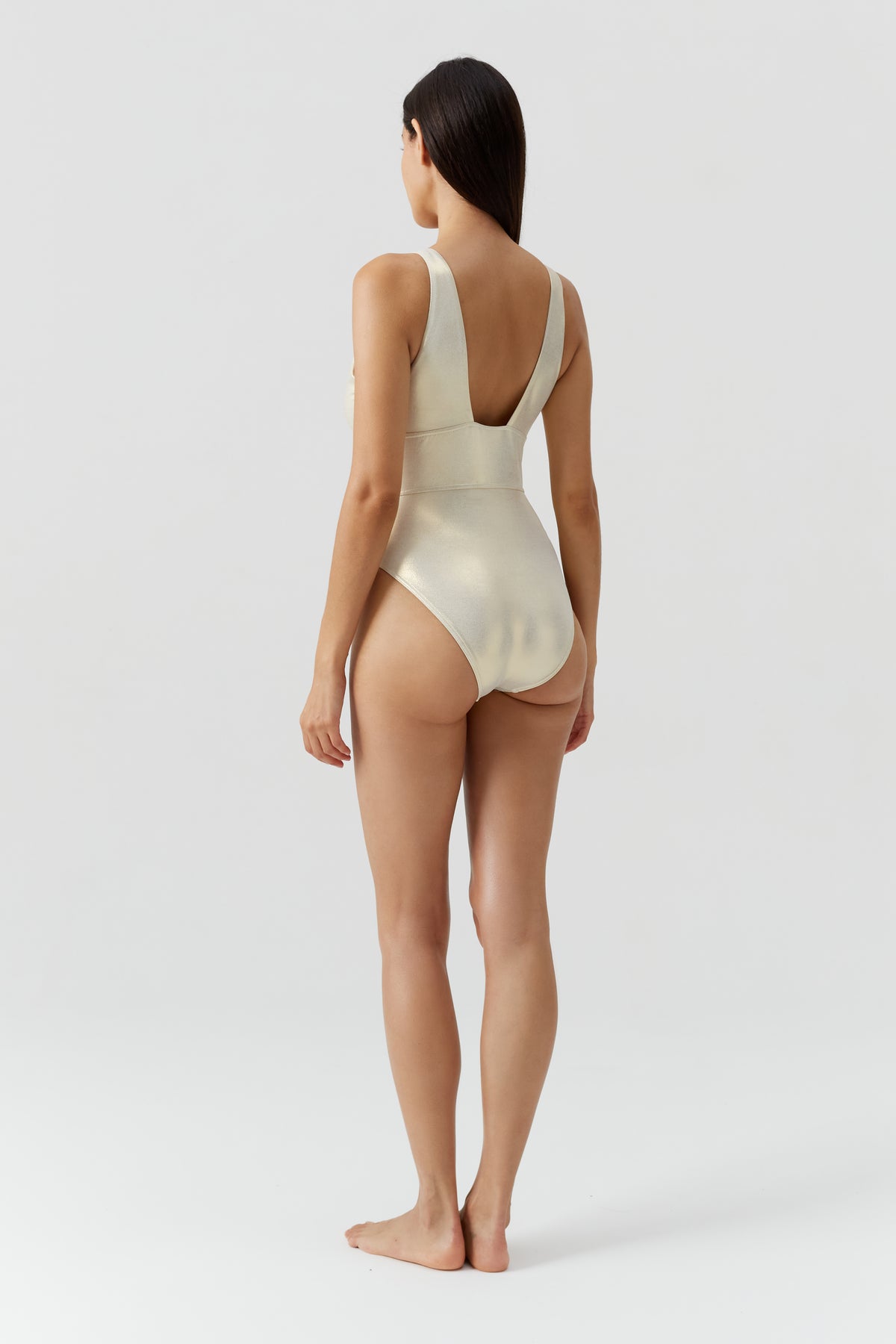 Caribbean Iridescent One-Piece Swimsuit - Gold
