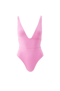 Maillot une pièce Caribbean irisé - Pink