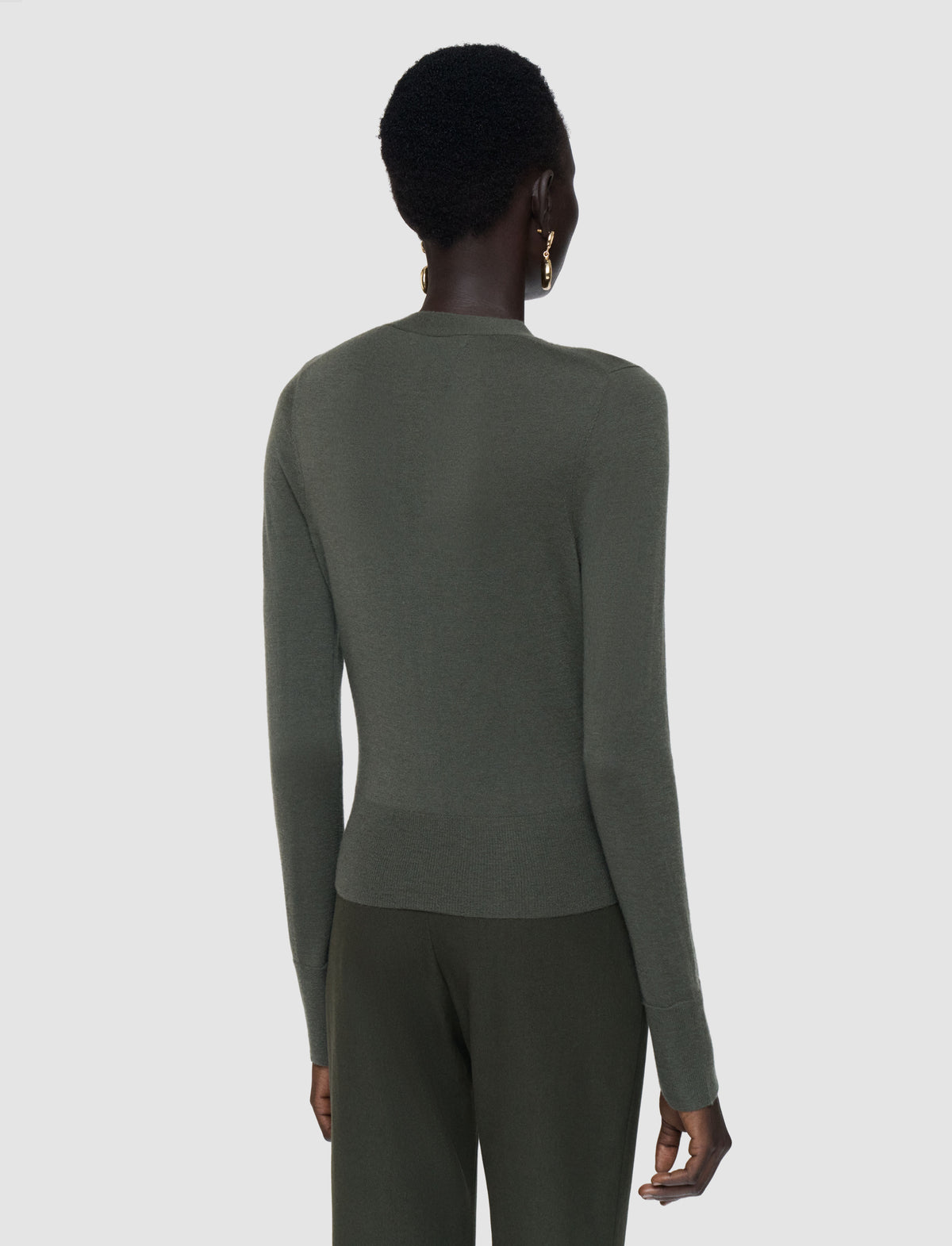 Palm Leaf Cardigan Maille - Palm Leaf