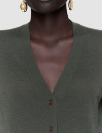 Palm Leaf Cardigan Maille - Palm Leaf